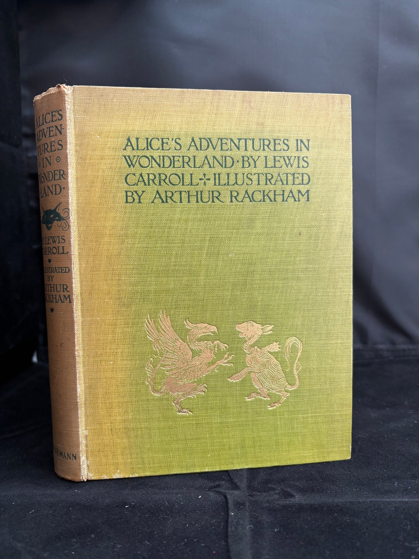 Carroll, Lewis.                 Alice in Wonderland, illustrated by Arthur Rackham.  First Edition.