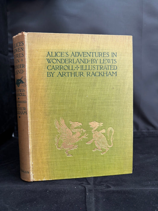 Carroll, Lewis.                 Alice in Wonderland, illustrated by Arthur Rackham.  First Edition.