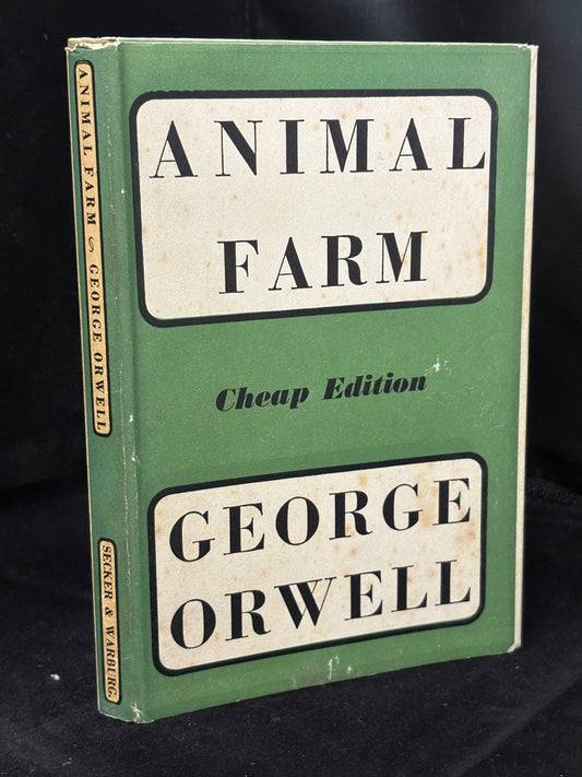Orwell, George.        Animal Farm.                                     Cheap Edition. First thus.