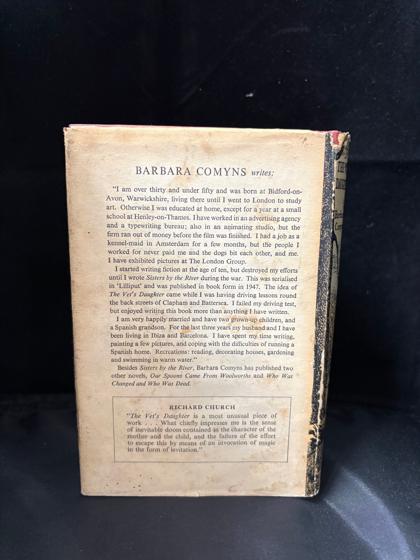 Comyns, Barbara.     The Vet's Daughter.                 First Edition.   SOLD