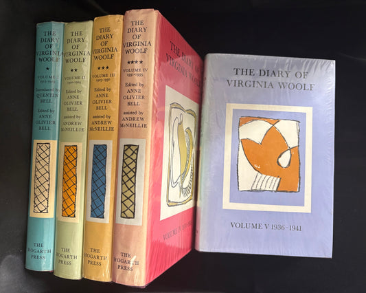 Woolf, Virginia.    The Diary of Virginia Woolf. Vols 1-5                                      First Edition.