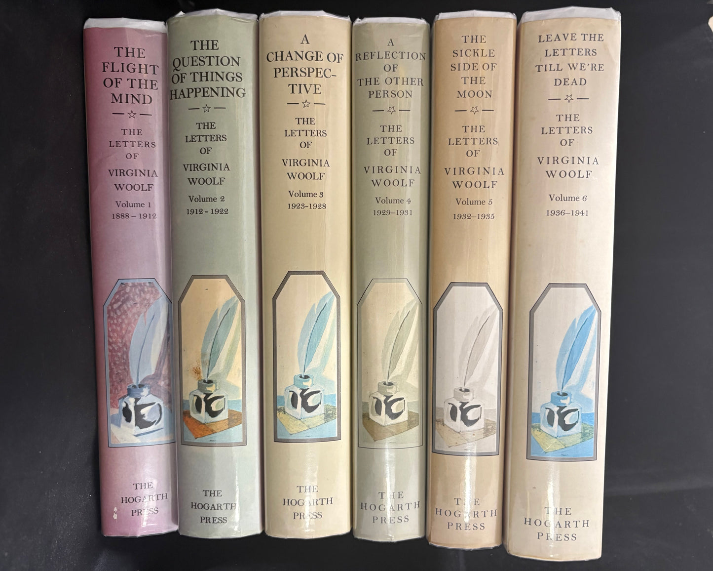 Woolf, Virginia.   The Letters of Viginia Woolf, vols. 1-6.    First Edition.